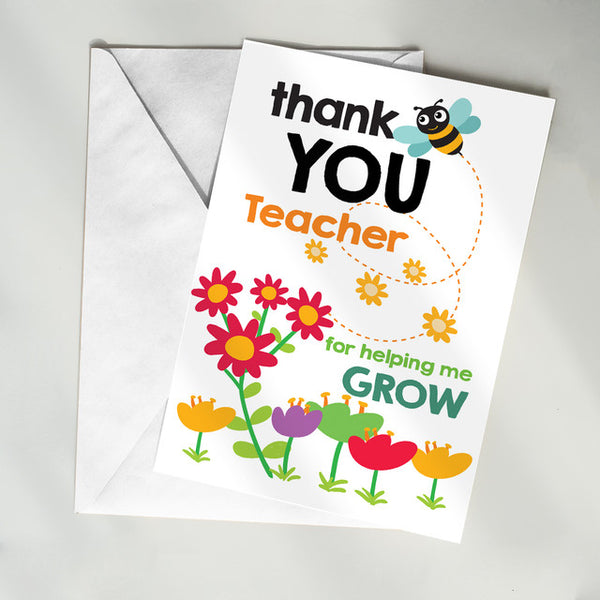 Thank You Teacher Card - 4007