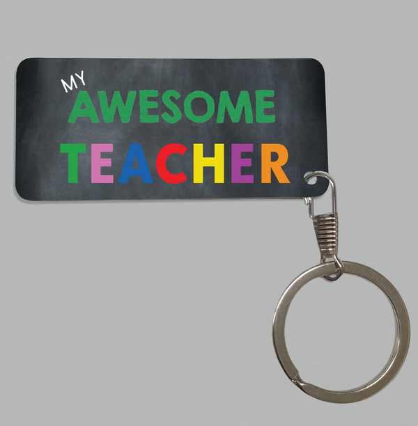 Awesome Teacher Keychain - 1085