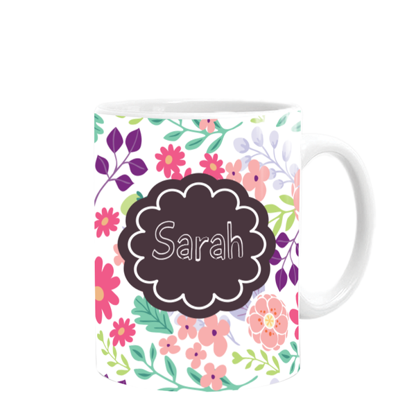 Name Mug Floral | 5205 | 5205