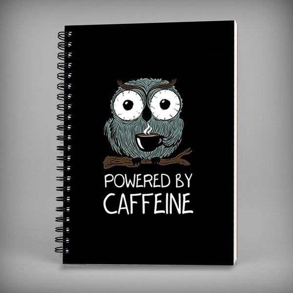 Caffeine Spiral Notebook - 7346