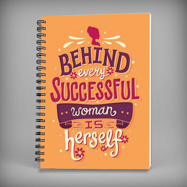 Successful Woman Quote Spiral Notebook - 7356