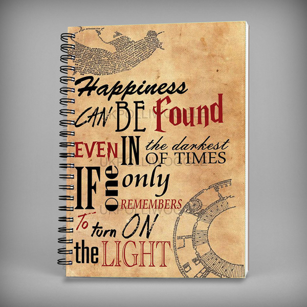 Happiness Spiral Notebook- 7362