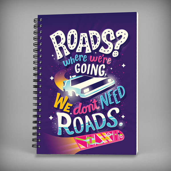 Roads Spiral Notebook - 7411