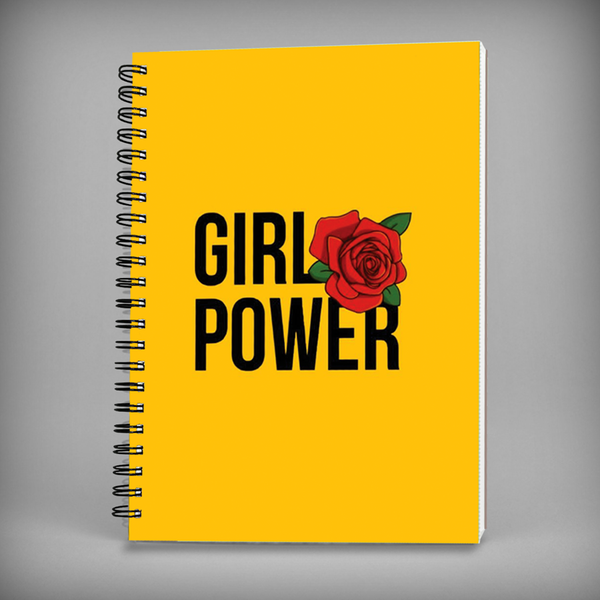 Girl Power Spiral Notebook - 7417