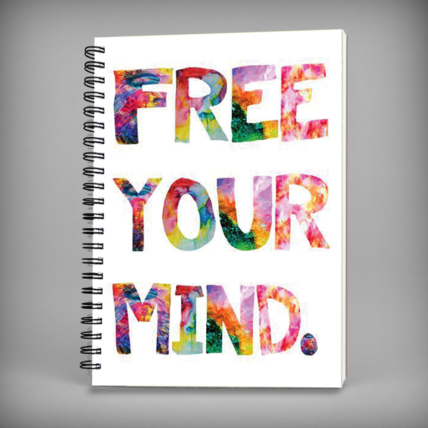 Free Your Mind Spiral Notebook - 7429