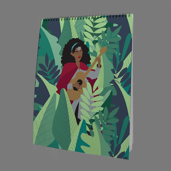 Nature with Music Sketch book - 6009