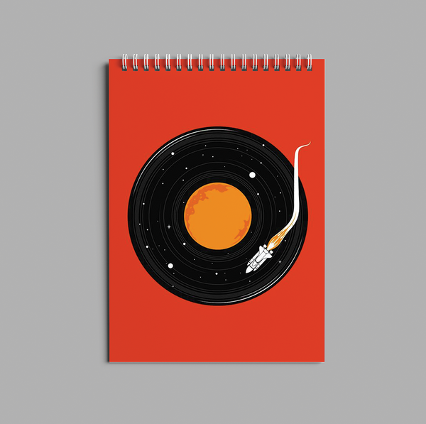 Disk And Rocket Sketch book - 6032