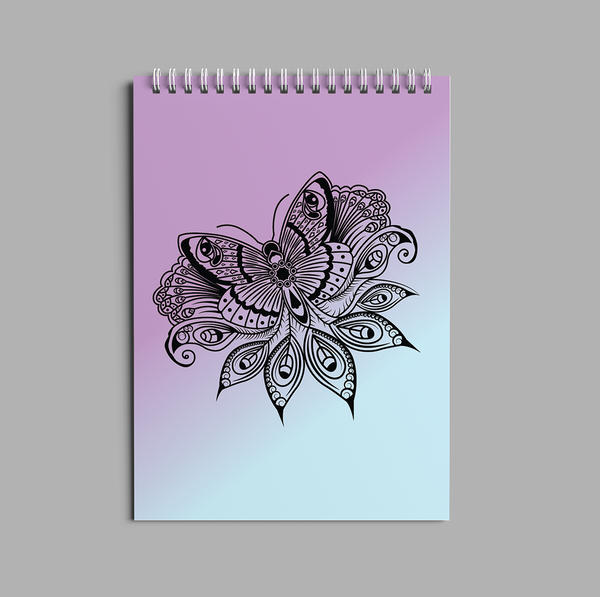 Mandala Butterfly Sketch Book - 6061