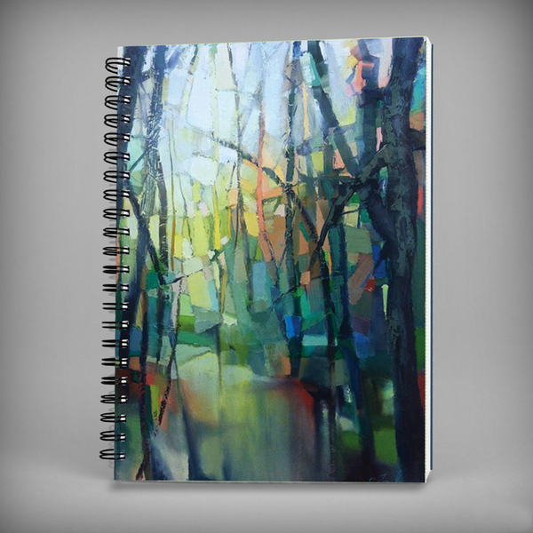 Abstract Spiral Notebook - 7433
