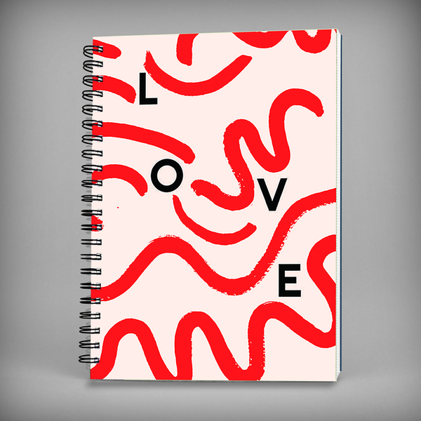 Love Spiral Notebook - 7536