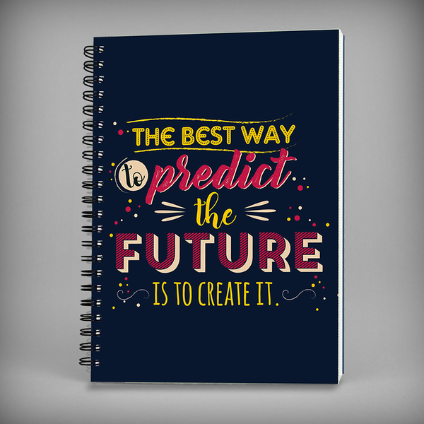 Predict The Future Spiral Notebook - 7551