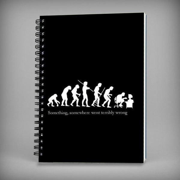 Something Somewhere Went Terribly Wrong - Spiral Notebook - 7607