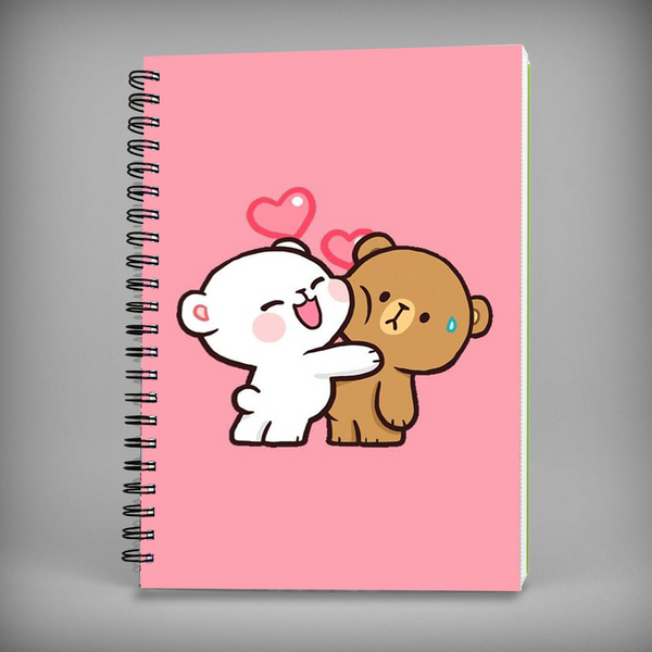 Bear Love Spiral Notebook - 7638