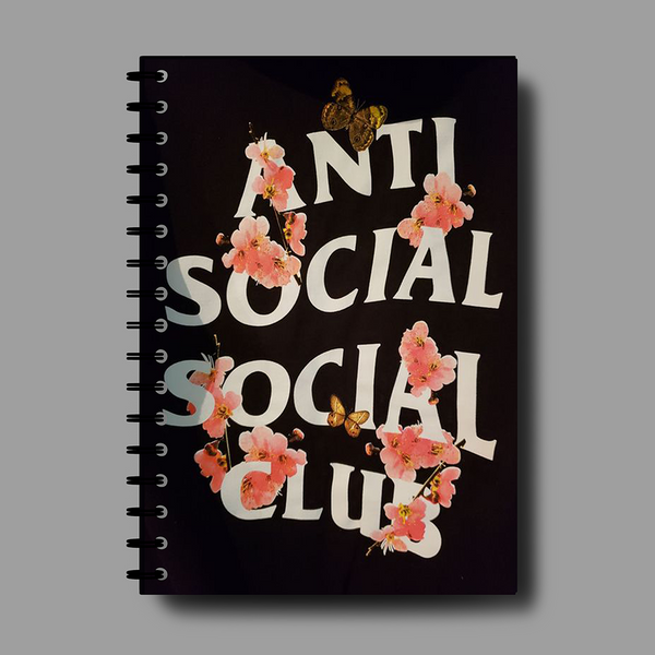 Anti Social Club Spiral Notebook - 7752