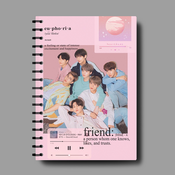 BTS Spiral Notebook - 7774