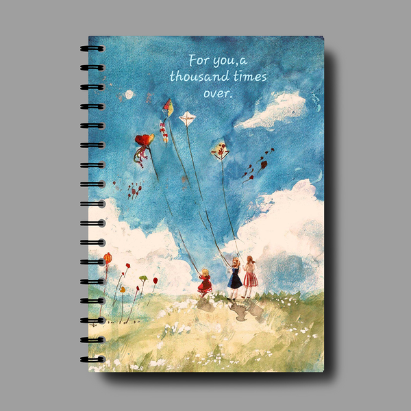 For You A Thousand Times Over Spiral Notebook - 7776