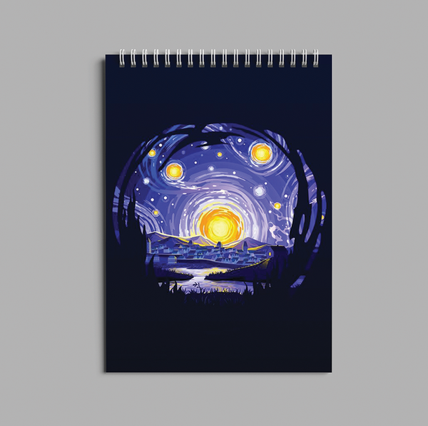Van Gogh The Starry Night Sketch book - 6057