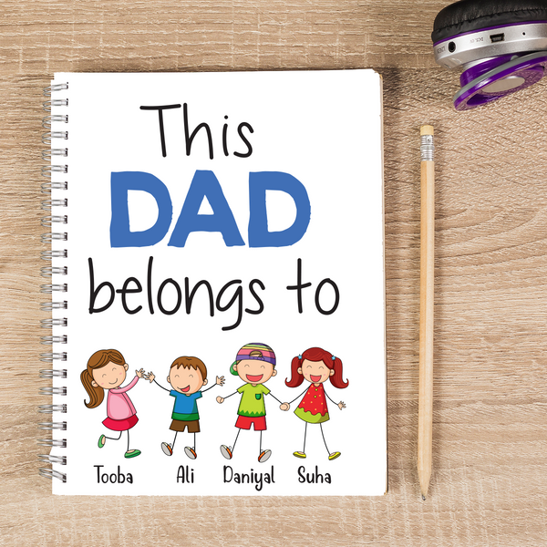 Dad Belongs - Notebook - 7805