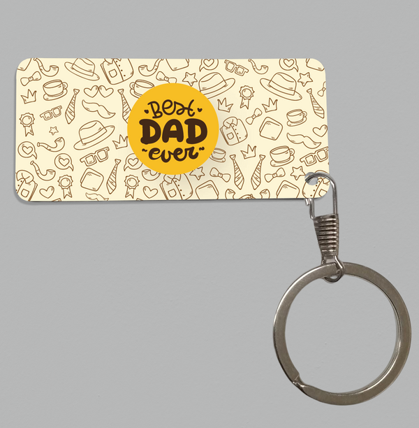 Best Dad Ever Keychain - 1027