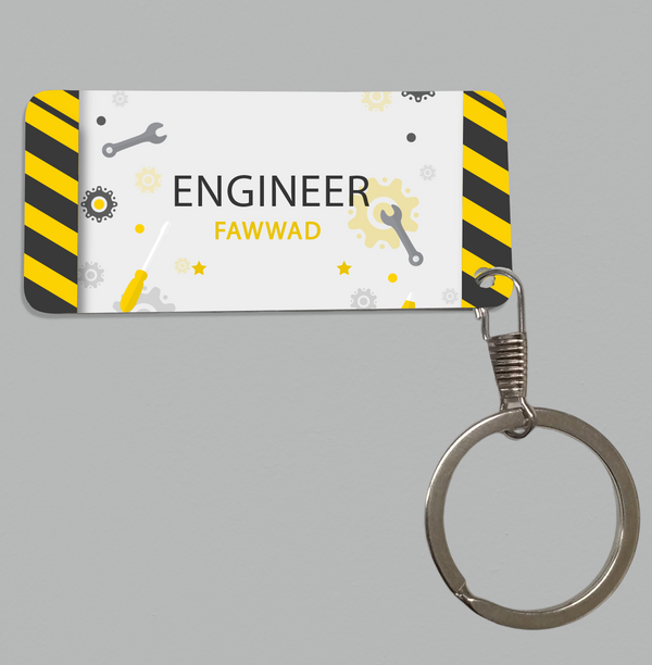 Engineer Name Keychain - 1076