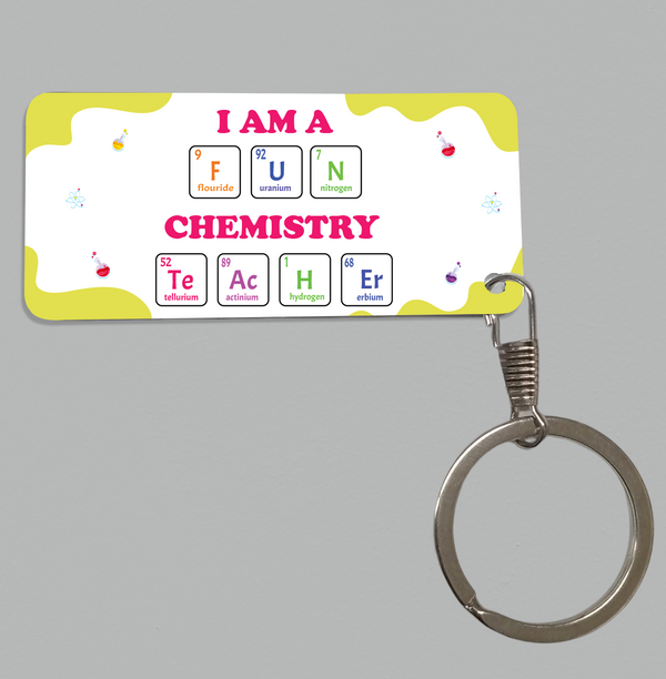 Chemistry Teacher Keychain - 1079