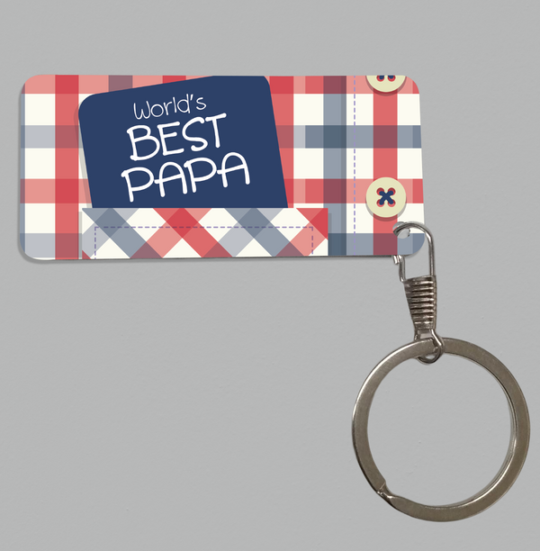 My Best Papa Keychain - 1083