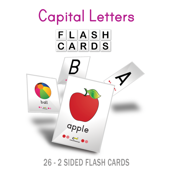 CAPITAL LETTERS FLASH CARDS - 8017