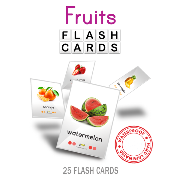 FRUITS FLASH CARDS - 8006