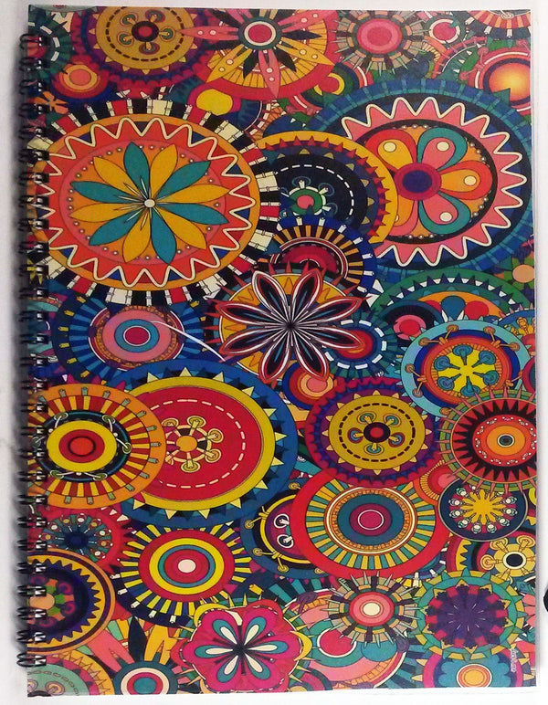 Circles & Fowers - 7047 - Notebook