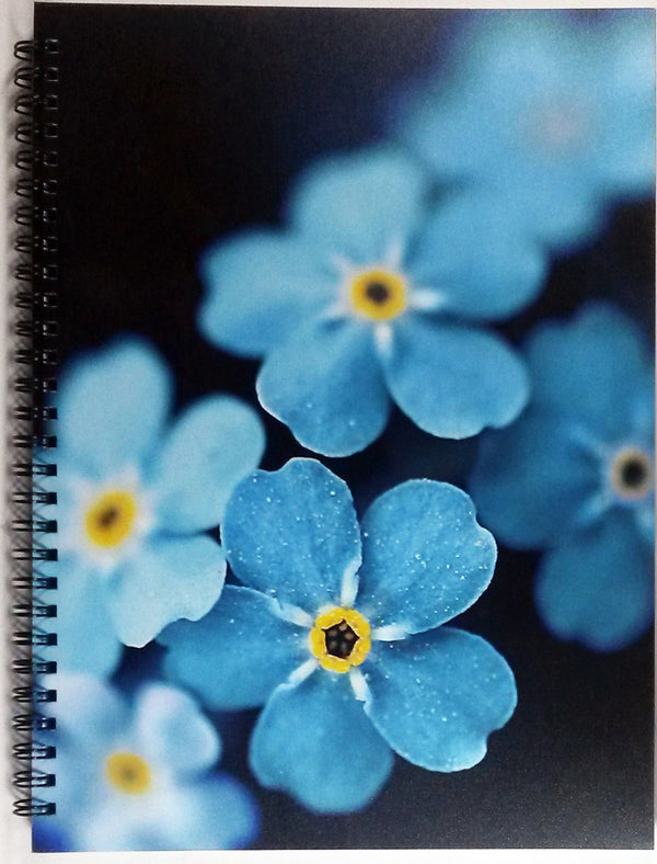 Blue Flower - 7062 - Notebook