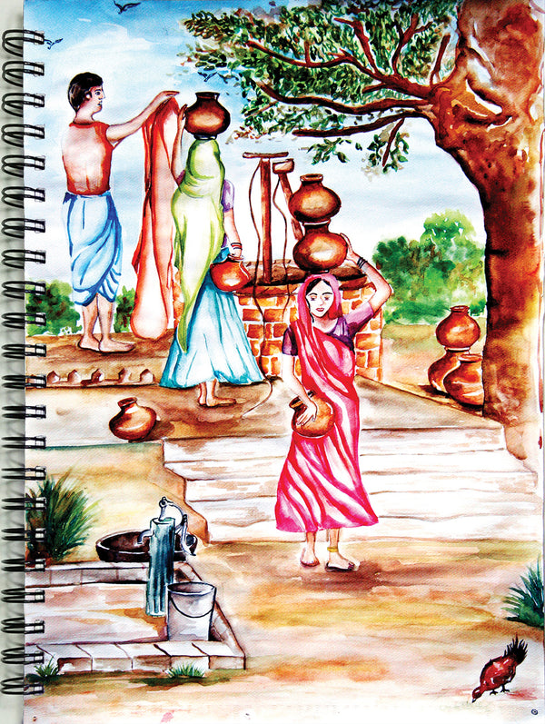 Village Life - 7073 - Notebook