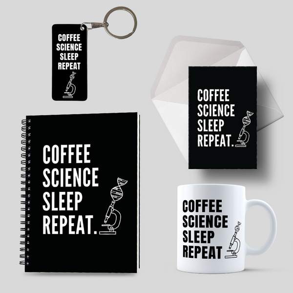 Coffee, Science, Sleep, Repeat Combo - 3040