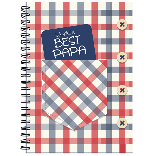 Worlds Best Papa - 7243 - Notebook