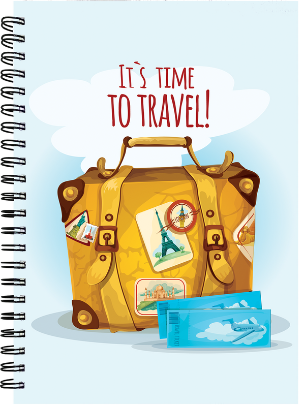 It s Time to Travel! - 7268 - Notebook