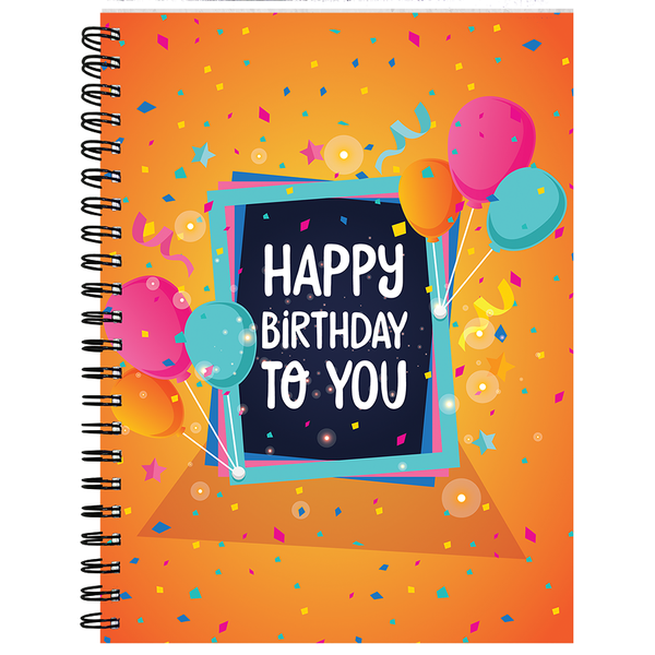 Happy Birthday To You - 7287 - Notebook