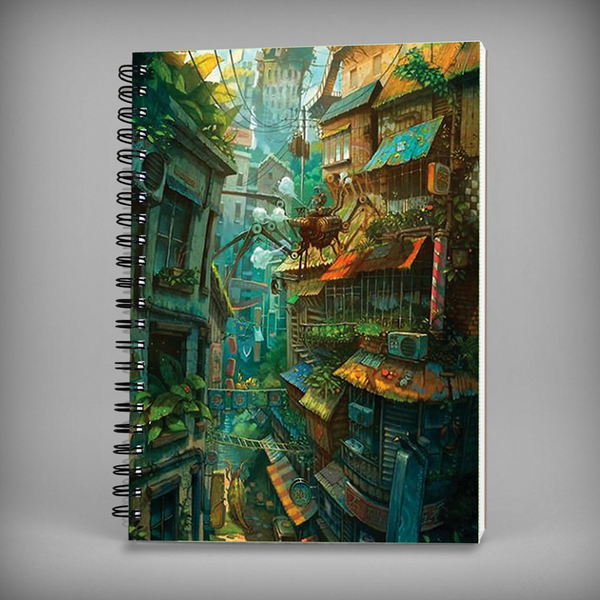 The Journey of Universe illustration Spiral Notebook - 7339