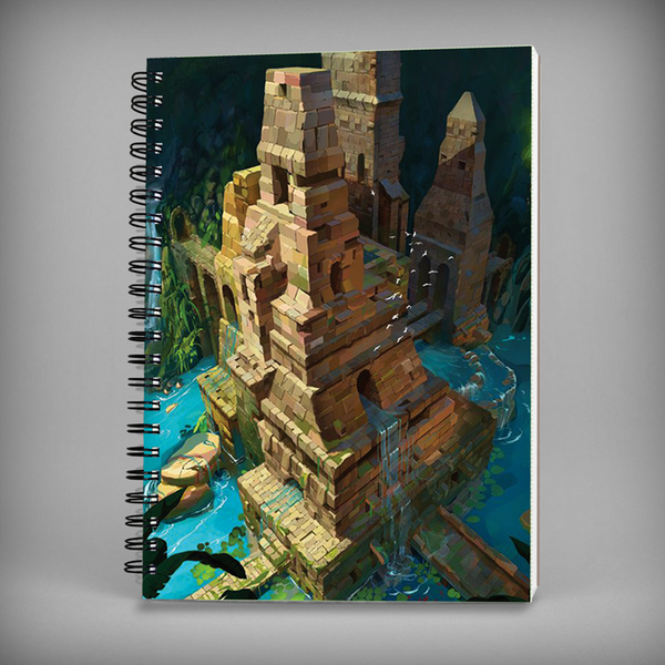 Castle gate Artwork Spiral Notebook - 7341