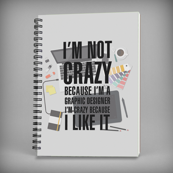 Graphic Designer Spiral Notebook - 7351