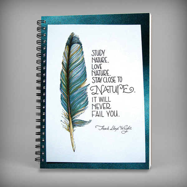 Nature Quote Spiral Notebook - 7354