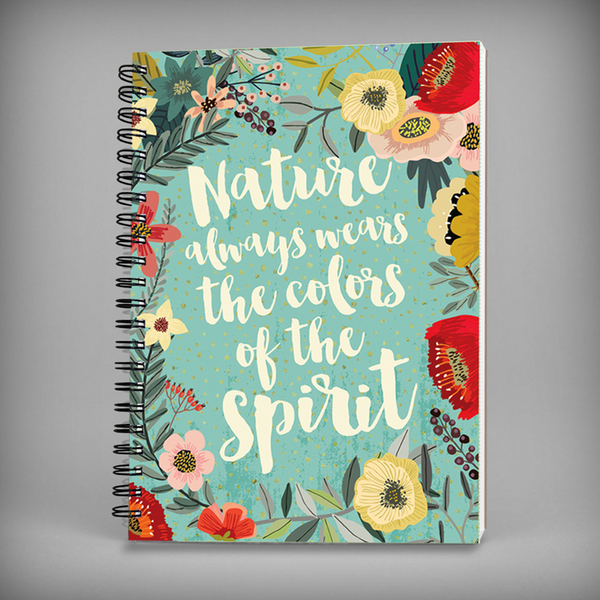 Colors Of The Spirit Spiral Notebook - 7360