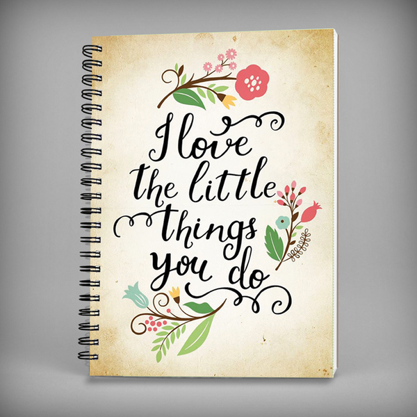 Little Things Spiral Notebook - 7383