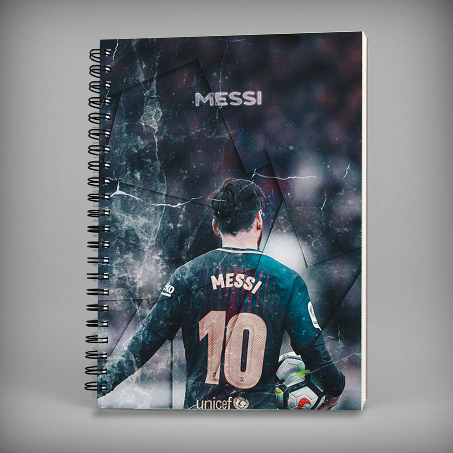 Lionel Messi Spiral Notebook - 7388 – edukaan.buzz