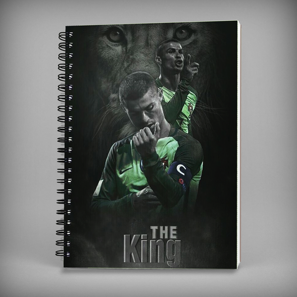 The King Ronaldo Spiral Notebook - 7401