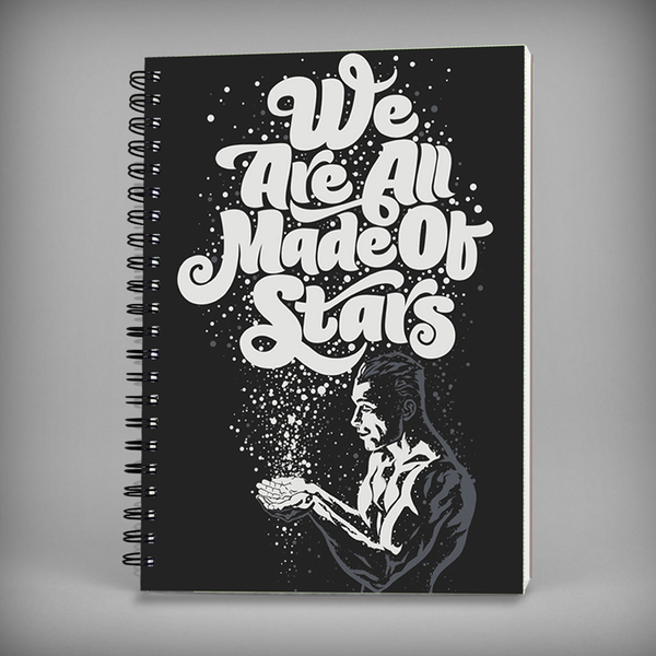 We Are All Made Of Stars Spiral Notebook - 7413