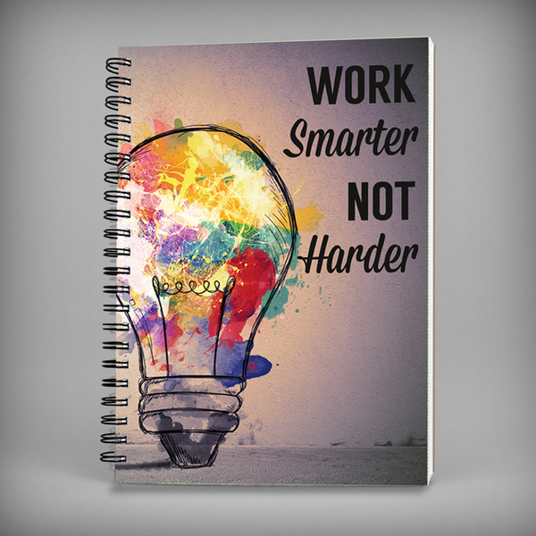 Work Smarter Not Harder Spiral Notebook - 7419