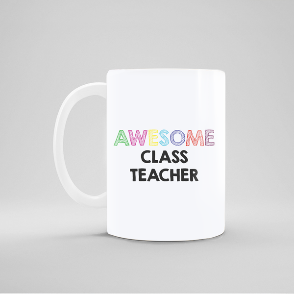 Awesome Class Teacher - Design Mug - 5236