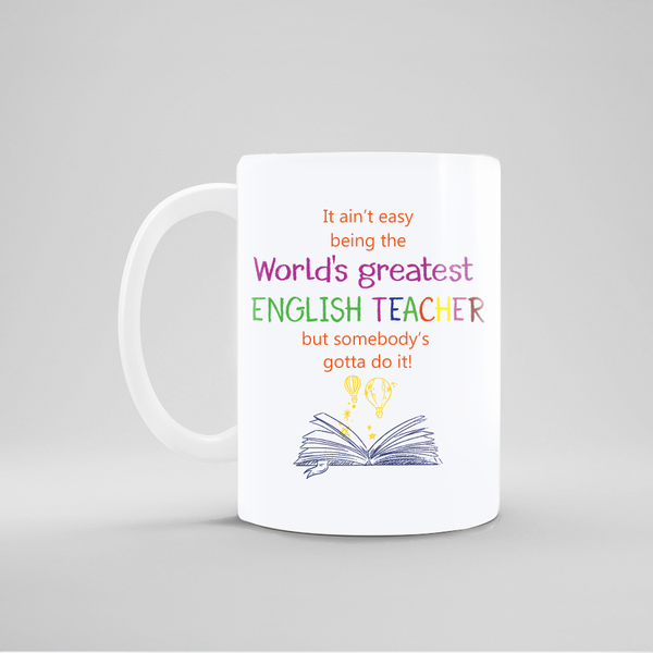 World's Greatest English Teacher - Design Mug - 5241
