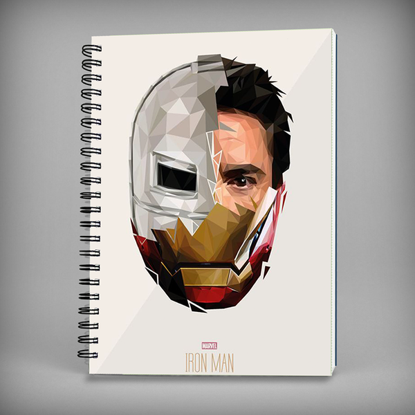 Iron Man Spiral Notebook - 7495