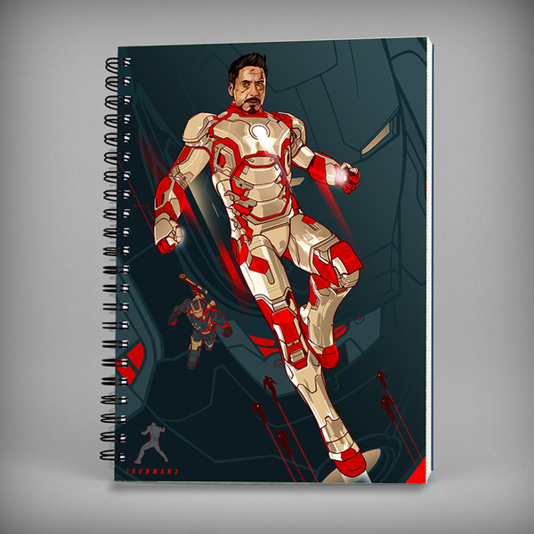 Iron Man Spiral Notebook - 7503