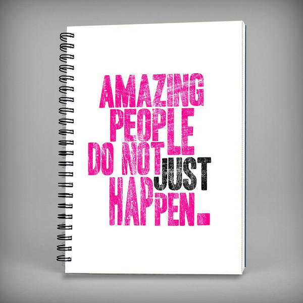 Amazing People Spiral Notebook - 7508